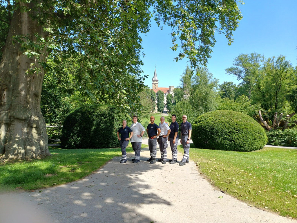 Gruppenbild Gruppe Patchwork Rhein-Neckar in einem Park