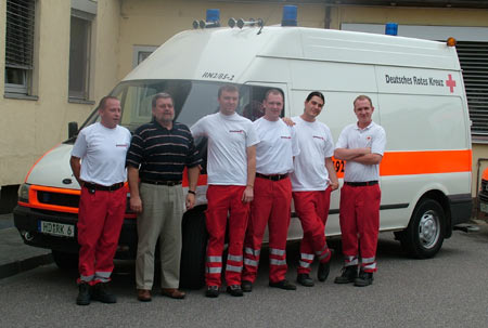 Mitarbeiter der Rettungswache Heidelberg