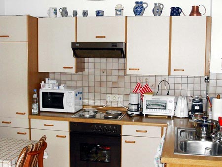 Küchenbereich in der Seniorenwohnung